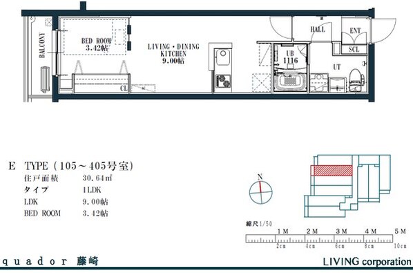 quador藤崎の物件間取画像